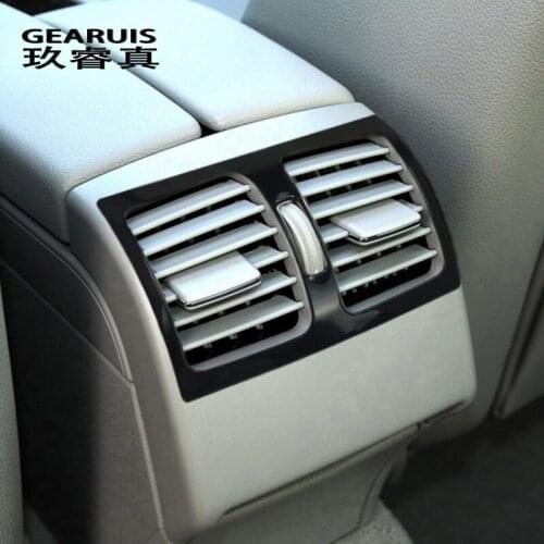 For Mercedes C Class W204 e coupe Car Interior Moulding Rear Air Condition Vent Cover Trim Air Outlet Decor Stickers Accessories