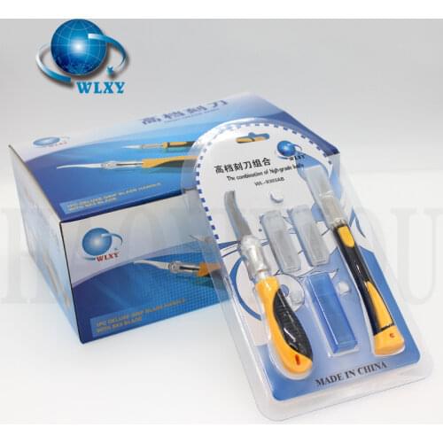 Engraving Hobby Knives with 13pcs+2PC Blade Non-Slip Metal Handle Scalpel Knife Wood Paper Cutter Craft Knives DIY Hand Tools