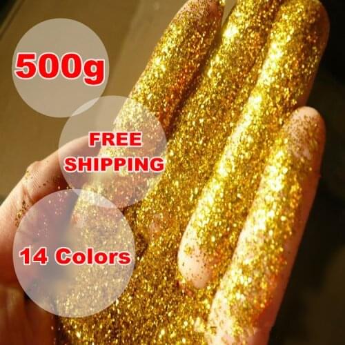 Art And Crafts Powder Painting Cross Stitch Flash Shiny Glitter Neon Pearl Christmas Gold Dust