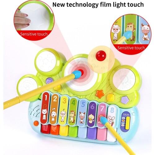 Xylophone Drum Set Children Multifunctional Musical Piano Toy Musical Instrument Toys Baby Colorful Educational Xylophone Toy