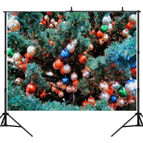 Lyavshi photography Background Christmas balls backdrop New Year for a photo shoot photographic camera