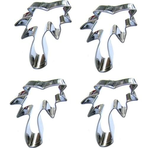 Small Coconut Tree shape 4 piece biscuit cutting molds, baking tools, cake decorating soft candy tools