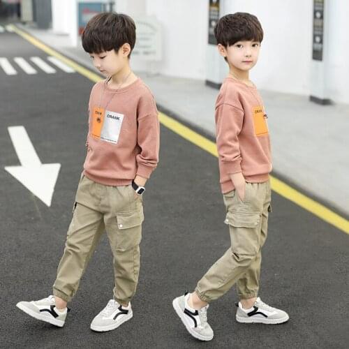 Fashion Boy Clothes Set Autumn Boutique Children Clothes Boys Clothing Boys Clothes for Teens Kinder Kleding Kids Outfits AC50TZ