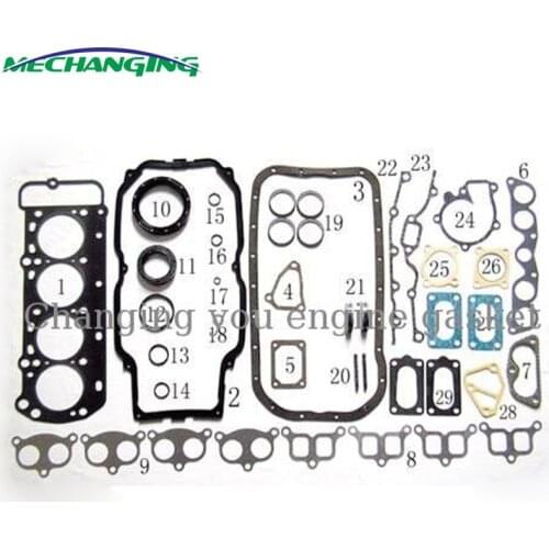 NA For MAZDA 626 CAPELLA OR PICKUP E1600 Engine Parts Full Set Engine Rebuilding Kits Engine Gasket 8170-99-100 50135000