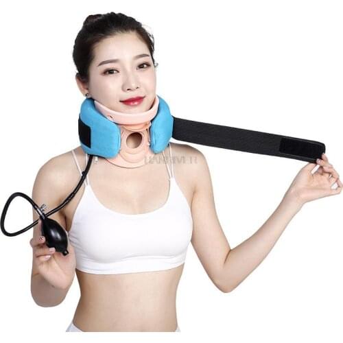 Inflatable cervical traction device Home cervical correction neck brace Massage stretch neck brace Neck immobilizer