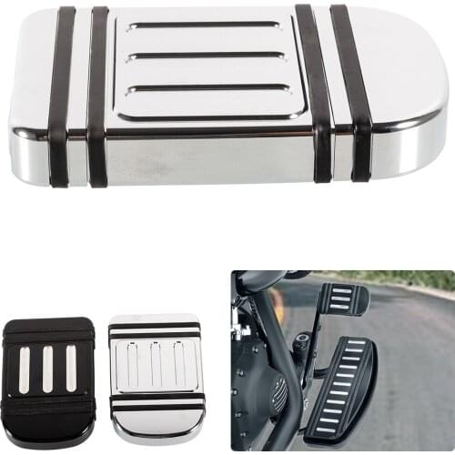 Motorcycle Brake Pedal Pad Cover Aluminum Accessories for FLD 2012-2016 for FL Softail 1986-2017 for Touring/Trike 1980-2020