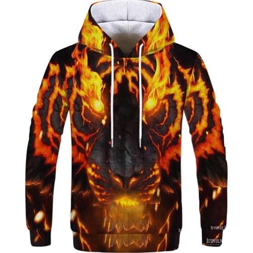 Autumn hoodie Style tiger dragon 3D Printed Men sweatshirt casual Harajuku Pullover funny animal streetwear Quality hoodies Tops
