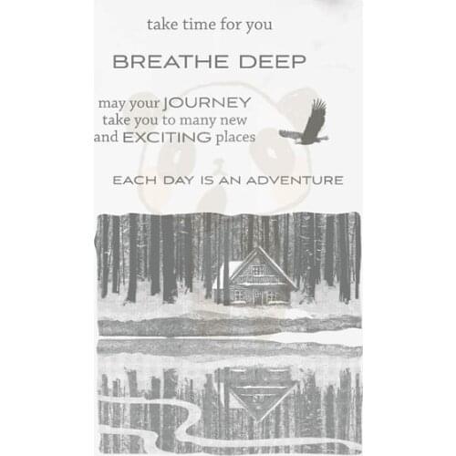 Reflected in Nature Metal Cutting Dies Scrapbook Diary Secoration Embossing Stencil Template Diy Greeting Card Handmade 2021