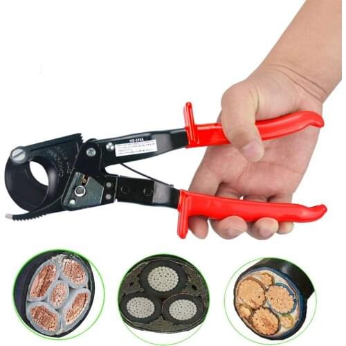 HS-325A 240mm2 Ratcheting Ratchet Cable Cutter Germany Design Wire Cutter Wire Cutter Necessary Household Practical Tool