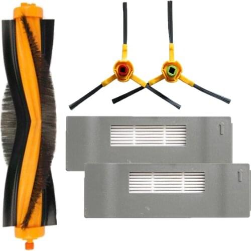 High quality Main brush & hepa filter & side brush replacements for Ecovacs Deebot DT85 DT83 DM81 DM85 DM86vacuum cleaner parts