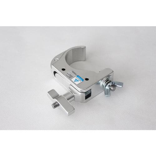 10X Global JR Snap Clamp Fits Truss Fixtures 32-35mm Aluminum Finish 75kg Pack 10pcs Safe Lighting Clamps For Stage Lights Hooks