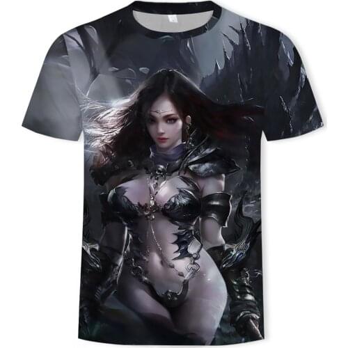 2021 legendary 3D T-shirt hot sale mens summer cartoon game cool 3d digital printing pattern top unisex fashion O-neck T-shirt