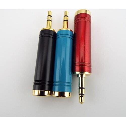 3.5mm Male to 6.5 mm Female Adapter 3.5 plug 6.35 Jack Stereo Speaker Audio Adapter converter for Mobile Phone PC
