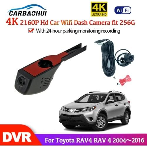 4K HD 2160P Car Mini Wifi Camera Full dvr Car Dash Cam Video Recorder Original DVR For Toyota RAV4 RAV 4 2004~2014 2015 2016
