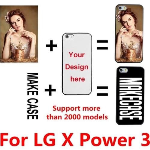 DIY Personalized custom photo name Customize printing your design picture cover case for LG X Power 3