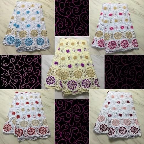 Elegant Hollow-Out Dry Lace Fabric Hot Drilling Embroidery 5 Yards Luxury Textile For Dress 1612D3