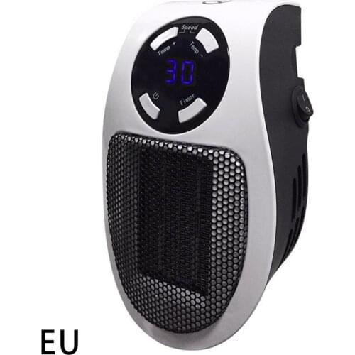 110-220V Wall-Outlet Mini Electric Air Heater Powerful Warm Blower Fast Heater Fan Stove Radiator Room Warmer