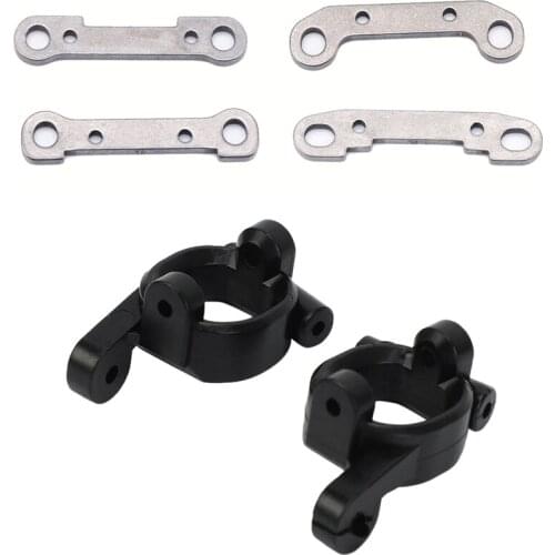C Seat Set with Front and Rear Swing Arm Reinforcement Kits for Wltoys 144001 1/14 RC Car Spare Parts