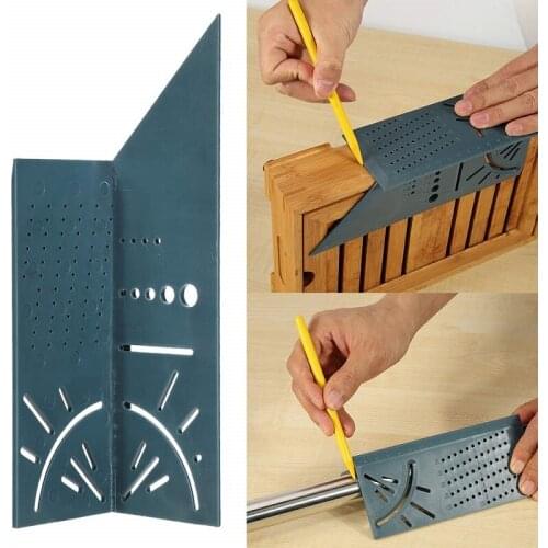 Woodworking Scribe Mark Line Gauge T-Type Ruler Square Layout Miter 90 Degree Gauge Measuring Gauging Carpenter