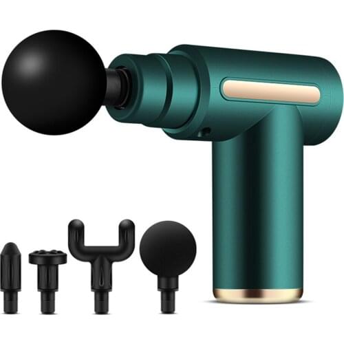 6 Speeds Massage Gun Muscle Massager Deep Tissue Massaging Tool Muscle Relaxing Athletes Relaxation Slimming Sports Supplies