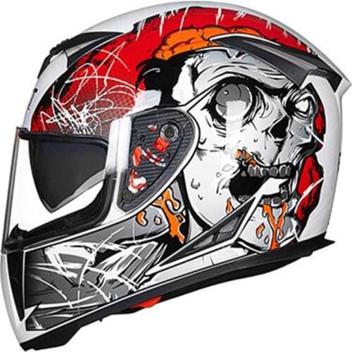 Motorcycle Full Face Helmets DOUBLE VISOR Racing Scooter Motorbike Helmet Cruiser Touring Chopper Scooter Street Moto HELMETS
