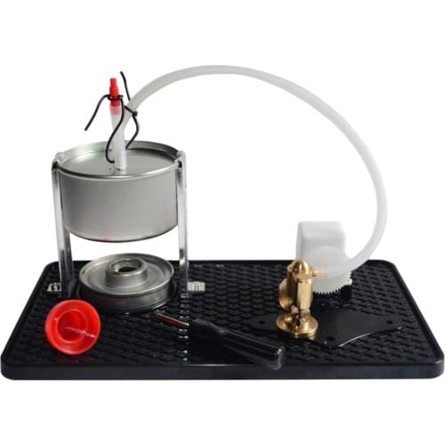 Engine Model Building Kits Single Cylinder Steam Engine Kit Creative Gift toy for Children with Boiler Alcohol Lamp and Base