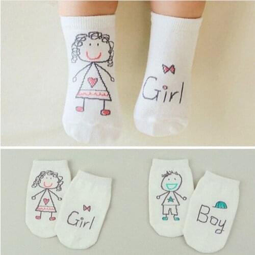 0-2 years boy and girl cartoon socks yes no sign baby socks dropshipping 2021 best selling products