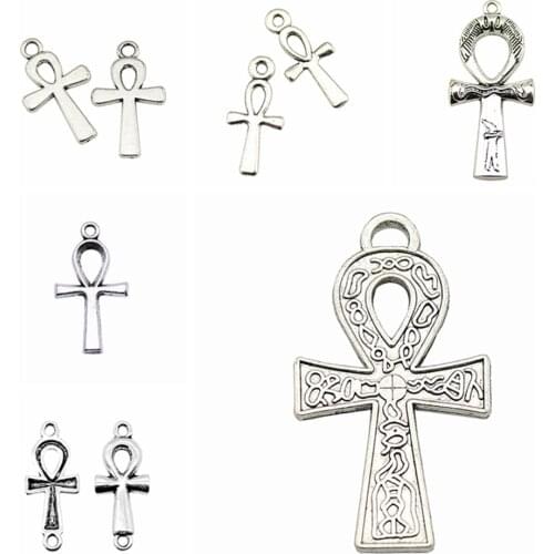 Tristana Ankh Cross Charms designer charms for jewelry making diy jewelry kit accessories