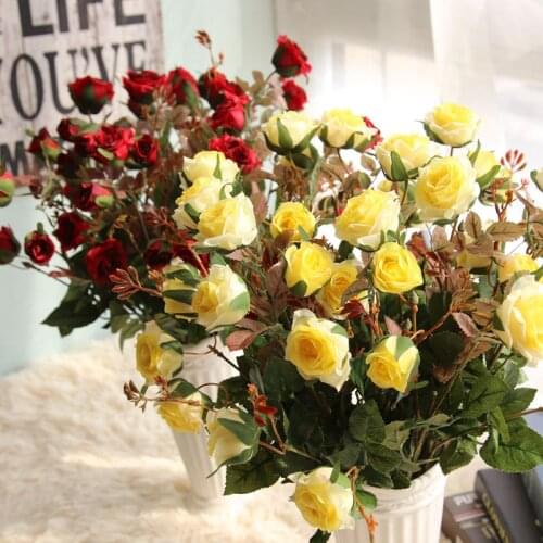 Silk artificial peony rose christmas decorations for home Wedding decoration decorative flower Party Decor