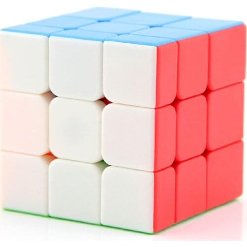 Scalene 3x3x3 Speed Magic Cube Twist Puzzle Brain Teaser 3D IQ Game Stickerless 3x3 Moyu Toy 3*3*3 Ultra-Smooth Multi-Color MFJS