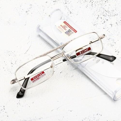 Glass Reading Glasses Men Women Vintage Square Reader Glasses Presbyopic Glasses Hyperopia Eyewear Diopter +1.5 2.5 3.5 Unisex