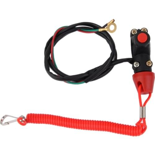 Engine Stop Kill Tether Switch Lanyard for ATV Racing Emergency