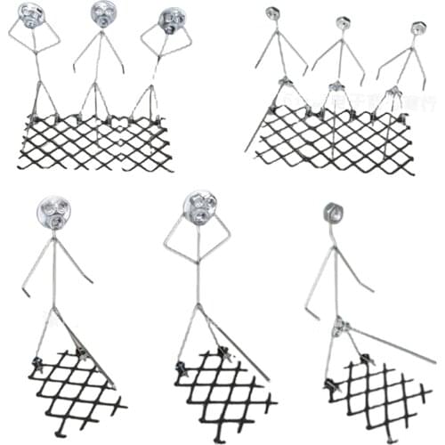 Funny Hot Dog Roaster Reusable Metal Barbecue Sausage Stand Rack Grill