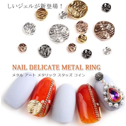25pcs/lot 3mm 5mm 8mm Nail Art Metal Studs rivets Decoration metal Circle round Screw 3D Alloy Rhinestone