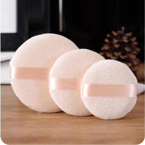 3 Size Professional Round Shape Facial Face Body Powder Foundation Puff Portable Soft Cosmetic Puff Makeup Foundation Sponge