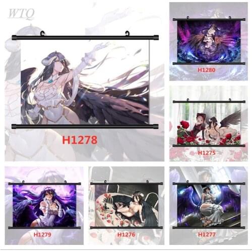 Anime Posters Overlord Albedo Anime Manga HD Print Wall Poster Canvas Painting Wall Decor Wall Art Picture Room Decor Home Decor