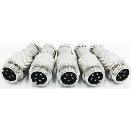 Aviation connector Male plug 12mm GX12D push-pull circular connector 2pin3pin4pin5pin6pin 5A 125v