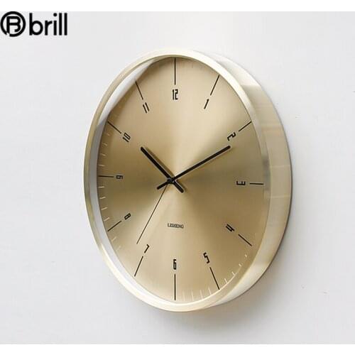 Nordic Large Wall Clock Silent Living Room Gold Modern Creative Clocks Wall Home Decor Living Room Luxury Reloj Mural Decorativo