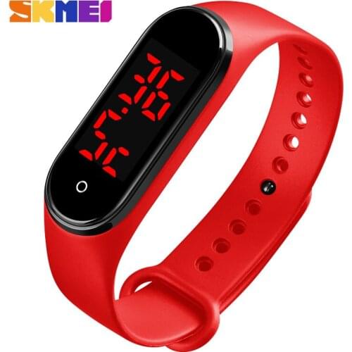 Watch For Men LED Bracelet Touch Screen Body Temperature Track Women Men Digital Watches Healthy Life Relogio Masculino SKMEI