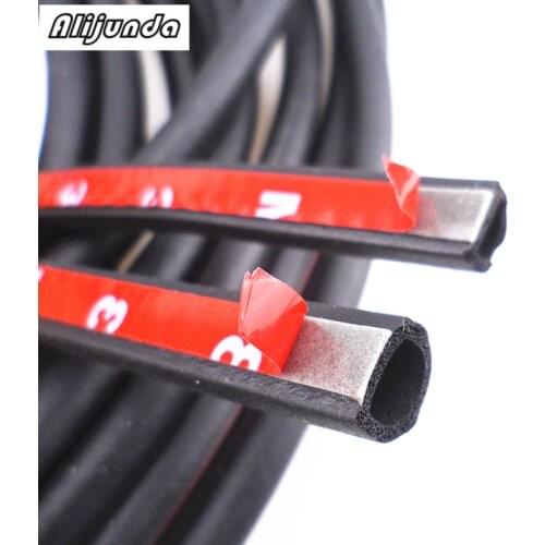 Large D Small D 4 meters car door gasket noise dust seal tape for Audi all series BMW all series Mercedes-Benz all class