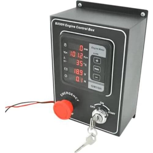 GM50H Multi function generator controller engine digital meter diesel generator control box cabinet BX50H