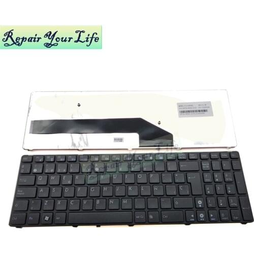 P2542 Spanish laptop keyboard For Gigabyte P2532 P2532F P2532H P2532N R1532 SP black with frame V111465AK1 11514000089 internal