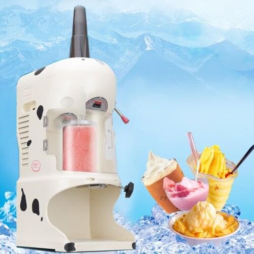 Commercial Ice Crusher Smoothie Machine Panda Shape Ice Machine 220V Continuous Commercial Ice Maker