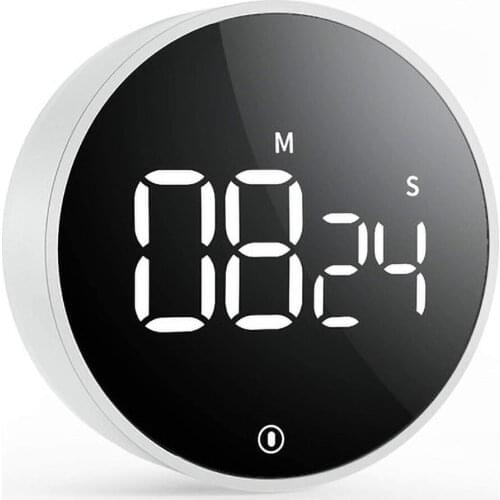 Magnetic LED Digital Timer Electronic Countdown Alarm Clock Kitchen Timers for Cooking Study Stopwatch Shower Mechanical Counter