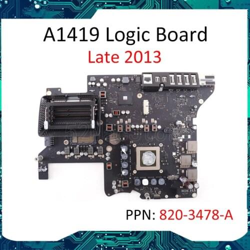 820-3478-A Motherboard For A1419 Logic Board Apple iMac Retina 5K 27-inch Late 2013 Year ME088 EMC2639