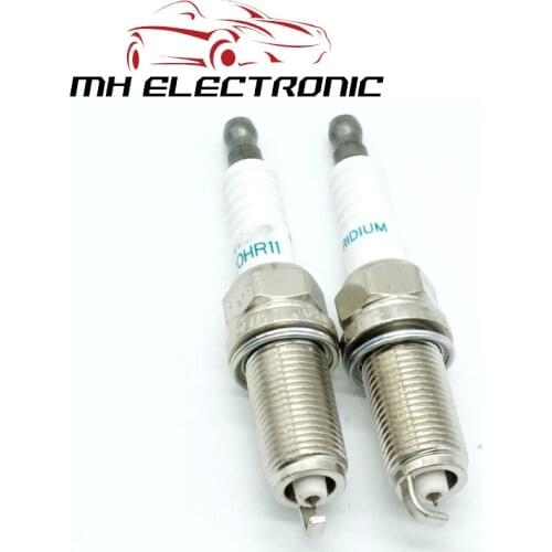 MH ELECTRONIC 2 PCS/LOT 90919-01247 FK20HR11 Spark Plugs For TOYOTA SIENNA COROLLA CAMRY LEXUS RAV4 SIENNA IS250 BLADE ALLION