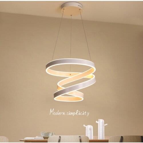 Minimalism DIY Hanging Modern Led Pendant Lights For Dining Room Bar suspension luminaire suspendu Pendant Lamp Lighting Fixture