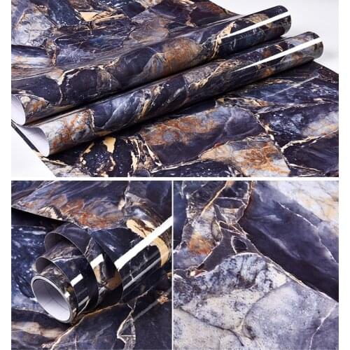 Kitchen Stove Countertop Refurbished Sticker Marble Tile Desktop Waterproof and Oilproof Self-adhesive High Temperature Wall Fil