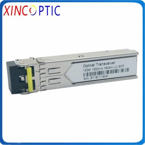 155M Dual Fiber 160KM LC SFP Fiber Transceiver,155M SFP,100BASE-FX, LC,Dual Fiber,1550nm 160KM DDM LC SFP Module