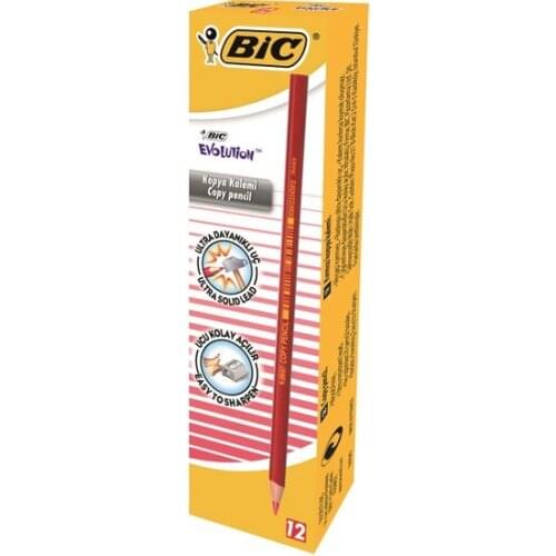 Original Bic Evolution Red Replica Item 12'Li Box